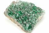 Fluorescent Green Fluorite Cluster - Diana Maria Mine, England #208861-2